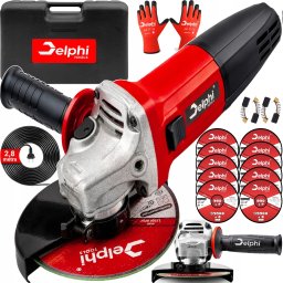 Szlifierka SZLIFIERKA KĄTOWA MOCNA GUMÓWKA KĄTÓWKA DIAX 125mm Z REGULACJĄ