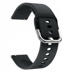 20mm Black Silicone Strap RF-SIL-SAMS-SW/20-BLACK (4752219008815)