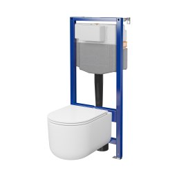 Zestaw podtynkowy Cersanit D212 AQUA 50 MECH QF 3/6 INTRO PRO OVAL DUR WO ŁW