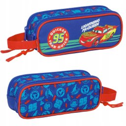 Piórnik Szkolny Podwójny Dla Chłopaka do szkoły Saszetka Cars Auta