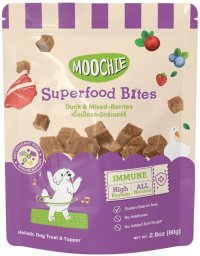 MOOCHIE Superfood Bites Duck & Mixed-Berries 40g smakołyki dla psa