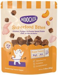 MOOCHIE Superfood Bites Chicken, Pumpkin & Purple Potato 40g smakołyki dla psa