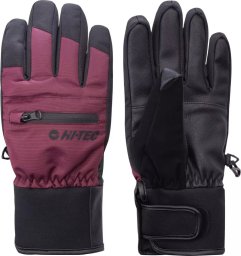 hitec Damskie rękawice Hi-tec LADY VOGAN black/fig rozmiar l/xl