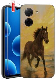 krainaGSM ETUI do Xiaomi Redmi A5 | WZORY | SILIKONOWE MATT CASE + SZKŁO 9H