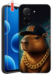 krainaGSM ETUI do Xiaomi Redmi A5 | WZORY | SILIKONOWE MATT CASE + SZKŁO 9H