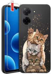 krainaGSM ETUI do Xiaomi Redmi A5 | WZORY | SILIKONOWE MATT CASE + SZKŁO 9H