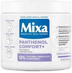 Mixa Panthenol Comfort+ kojący Krem ochronny do twarzy dłoni i ciała 400ml