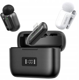 Mikrofon Ulanzi A200 2 szt. czarno-białe (A048)