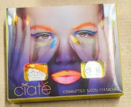 Set Ciate: Paint Pot, Top Coat, Nail Polish, Black Light, 5 ml + Paint Pot, Nail Polish, Neon Glitter, 10 g + Paint Pot, Nail Polish, Neon Orange, 13.5 ml For Women