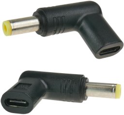 Adapter USB-C do zasilania laptopa z gniazdem 5,5x2,5mm