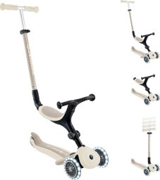 Huśtawka Globber Hulajnoga Z Siedziskiem Goup Active Lights Coconut (745-566)