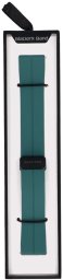 GlacierX pasek do smartwatcha Silicone Magnetic Buckle Forest Green Malachitowy 22mm