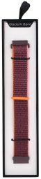 GlacierX pasek do smartwatcha Grip Strap Nylon Plum Śliwkowy + różowy i pomarańczowy 22mm