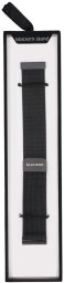 GlacierX Bransoleta do smartwatcha Milanese Magnetic Strap Black mesh czarna 22mm