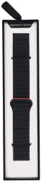 GlacierX pasek do smartwatcha Silicone Magnetic Wave Black Sun Czarno-pomarańczowy 22mm