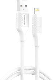 Kabel USB Energizer kabel Encore Energy USB-A / Lightning przewód do ładowania i transferu danych 100cm biały MD-DTAL1W