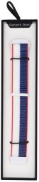 GlacierX Pasek do smartwatcha Grip Strap Nylon Ocean Mist Atramentowo-biały 22mm