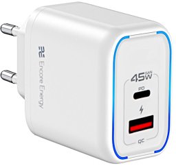 Ładowarka Kaku ładowarka sieciowa Encore Energy PD 3.0 Quick Charge 4.0 USB-A USB-C 45W adapter MD-4583TR