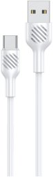 Kabel USB kabel Encore Energy USB-A USB-C przewód QC PD 3A 60W do ładowania i transferu danych 100 cm biały EE157-C