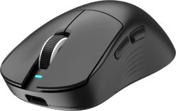 Mysz Triadyn Bezprzewodowa Mysz Gamingowa Play IO PixArt 3311 Stacja Dokująca 12800 DPI Dla Graczy Podświetlenie LED HUANO Czarna
