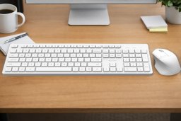 Klawiatura + mysz Triadyn Bezprzewodowy Zestaw Biurowy ALYA Klawiatura SKATHI i Mysz GREIP 1600 DPI Biały