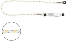 BW100SCF-LB101 - Amortyzator bezpieczeństwa z linką do pracy na rusztowaniach i zatrzaśnikami AZ003 AZ022