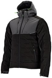 KURTKA MĘSKA OCIEPLANA MEMBRANA WZMOCNIENIE CORDURA ODPINANY KAPTUR WIELE KIESZENI ODBLASKI LOGAN J STALCO - czarny L