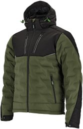 KURTKA MĘSKA OCIEPLANA MEMBRANA WZMOCNIENIE CORDURA ODPINANY KAPTUR WIELE KIESZENI ODBLASKI LOGAN J STALCO - czarny 3XL