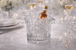 Pojemnik na lód kryształowy 14 cm