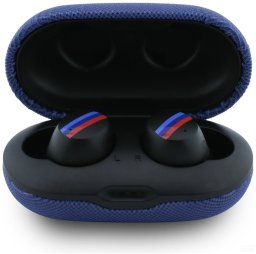 Bezprzewodowe słuchawki dokanałowe Bluetooth TWS BMW M Metal Logo ENC niebieski
