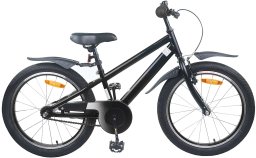 vidaXL Rower Dziecięcy 22 Cali od 7 do 12 lat Czarny