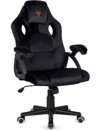 Fotel Lugano Fotel obrotowy do biurka CARRERA M ALCANTARA BLACK STAR