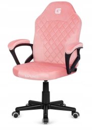 Fotel Lugano Fotel obrotowy do biurka MARIO ALCANTARA CARO PINK