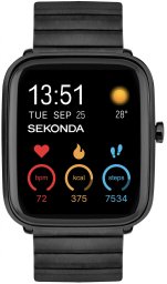 Smartwatch męski Sekonda 30223 czarny bransoleta