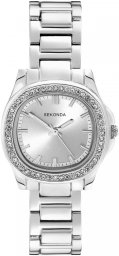 Zegarek damski Sekonda 40722 CYRKONIE srebrny