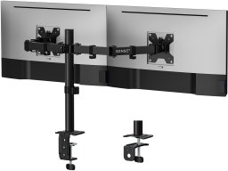 SENSE7 Uchwyt biurkowy na 2 monitory 17"-32" FLOAT Light DOUBLE