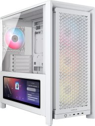 Obudowa Corsair CORSAIR Obudowa Midi FRAME 4000D LCD RS ARGB Mid-Tower, White