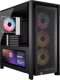 Obudowa Corsair CORSAIR Obudowa Midi FRAME 4000D LCD RS ARGB Mid-Tower, Black