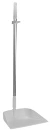 Sweeping tray, Vikan, white, aluminum/PP, with long handle