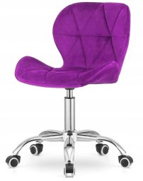 Krzesło obrotowe VASTO OFFICE VELVET PURPLE
