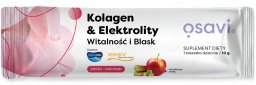 OSAVI_Kolagen &amp; Elektrolity Witalność i Black suplement diety Jabłko &amp; Rabarbar 10g