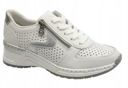 Rieker Sneakers N4340-80 białe 40