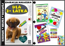 Edukacja maluszka - Zestaw książek dla 3 latka