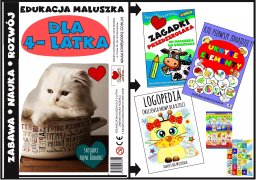 Edukacja maluszka - Zestaw książek dla 4 latka