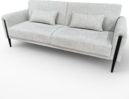 Sofa wypoczynkowa Dalia j. szara z funkcją spania kanapa szenilowa