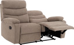 Sofa wypoczynkowa Vera Duo fotel dwuosobowy taupe beż rozkładana
