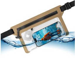 Fixed Etui wodoodporne FIXED Dry Pas biodrowy z hypalonu z certyfikatem IPX8, khaki