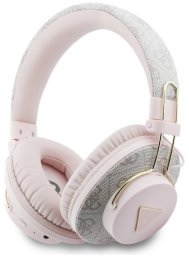 Słuchawki nauszne Guess Triangle Logo Bluetooth ENC różowy