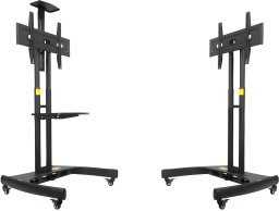 Stojak do telewizora 32"-70", na kółkach, do 45,5kg, VESA, regulacja