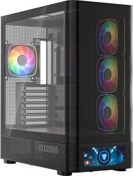 Obudowa Modecom Volcano AQ500 ARGB czarna (MC-A-AQ500-4FA-B)